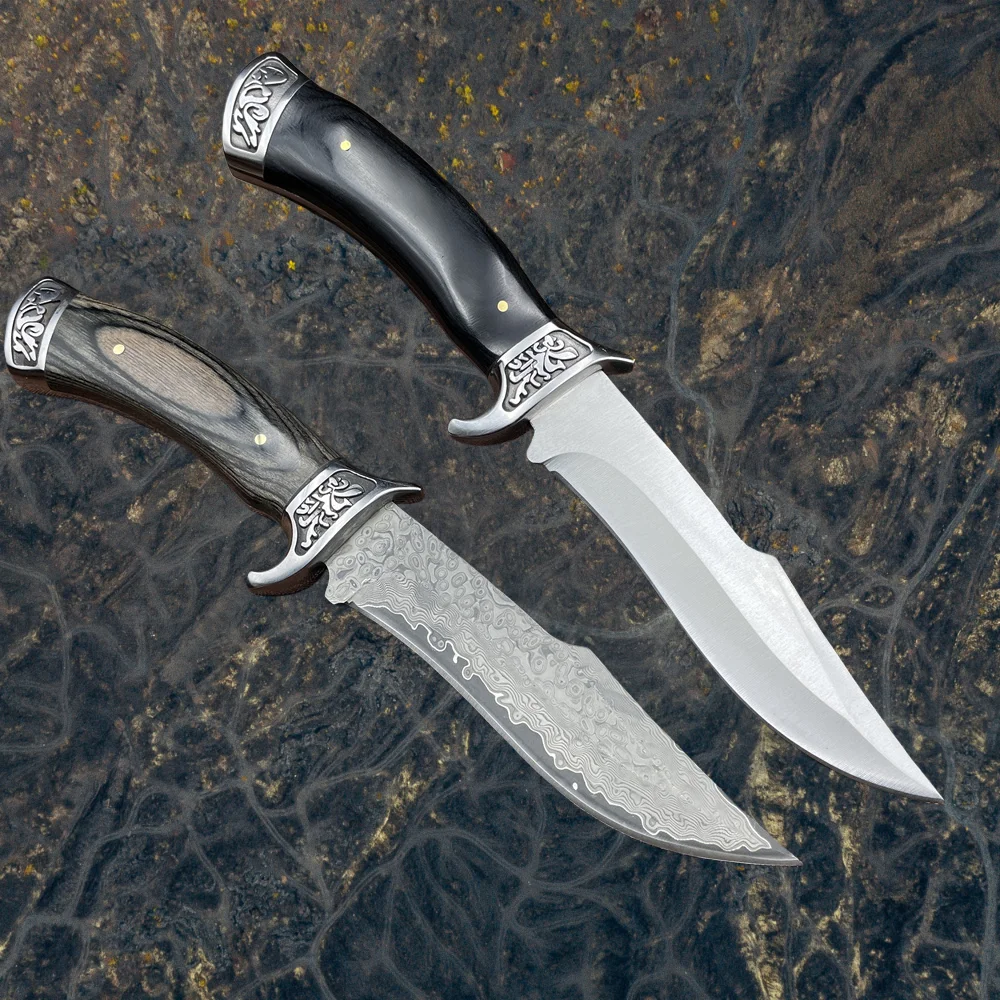 Высокая твердость VG10, дамасское лезвие, ручки из черного дерева, нож для выживания, тактический охотничий нож, портативные инструменты для боевой дикой природы
Высокая твердость VG10, дамасское лезвие, ручки из черного дерева, нож для выживания, тактический охотничий нож, портативные инструменты для боевой дикой природы