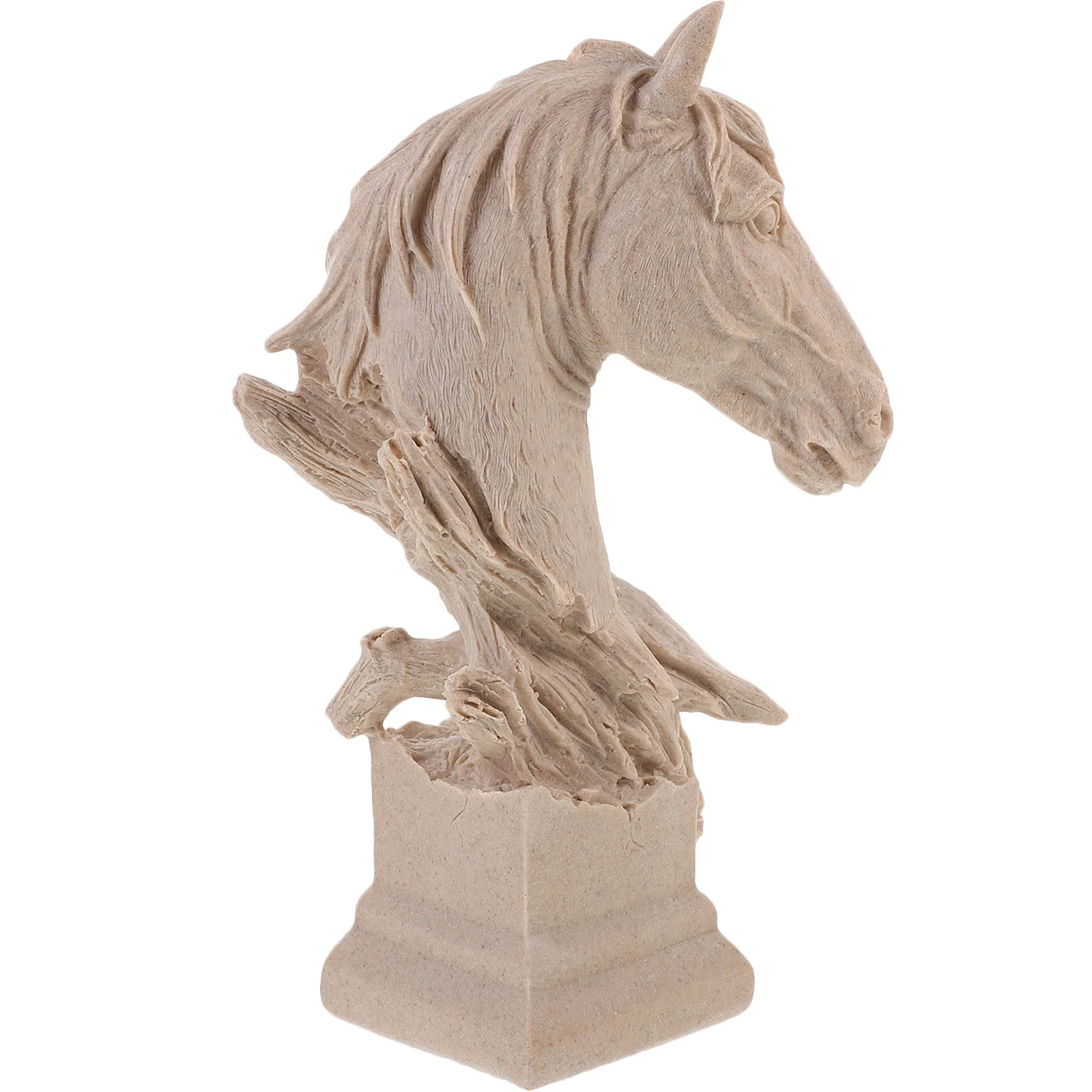 Vintage Style Resin Horse Head Sculpture Lifelike Decoration for Home Office Desktop Retro Ornament Retro Horse Head Ornament
Vintage Style Resin Horse Head Sculpture Lifelike Decoration for Home Office Desktop Retro Ornament Retro Horse Head Ornament