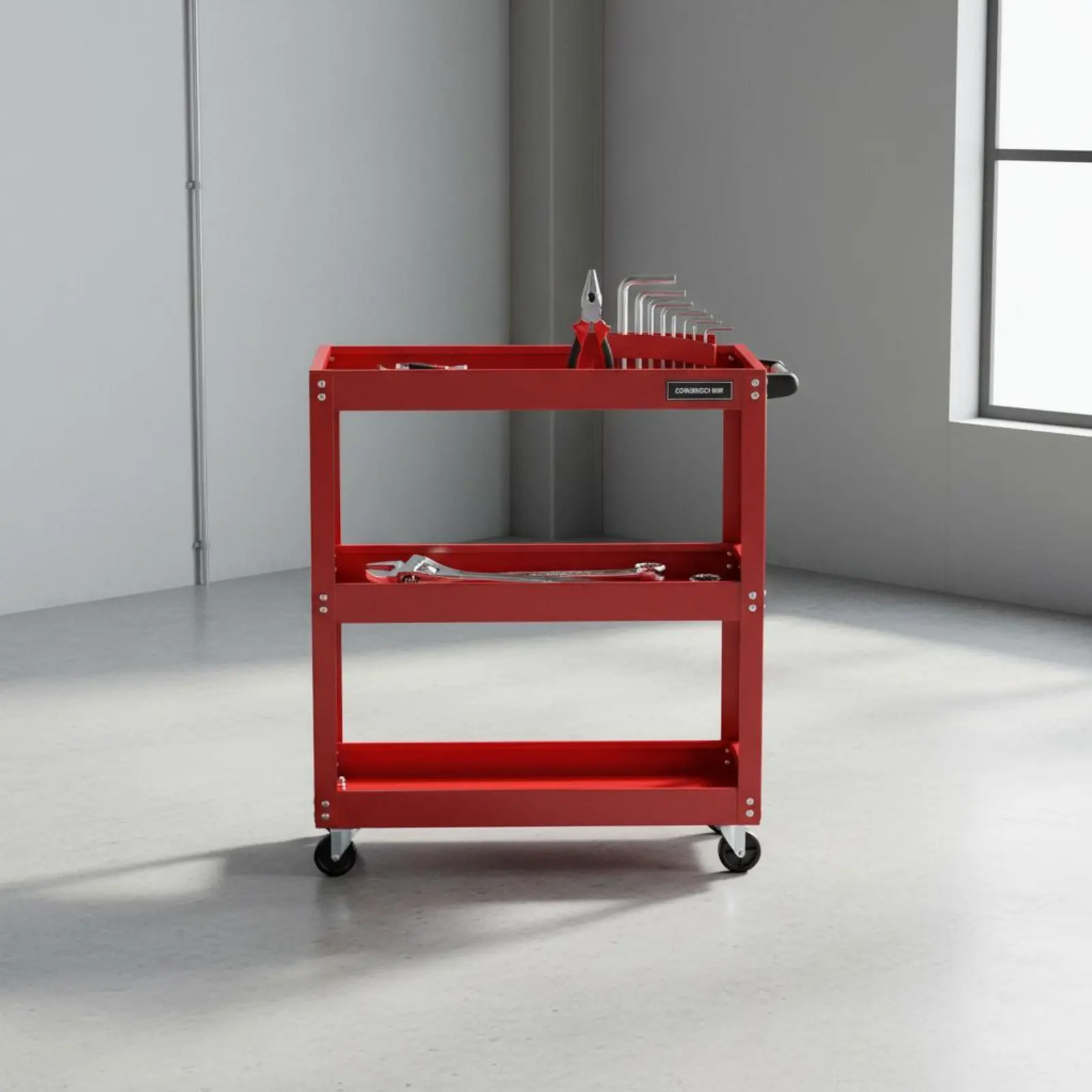 Rolling Tool Cart Wear-Resistant Wheels Mobile Tool Organizer Sturdy Duty Shop Cart Ergonomic Handle Workshop Equipment
Rolling Tool Cart Wear-Resistant Wheels Mobile Tool Organizer Sturdy Duty Shop Cart Ergonomic Handle Workshop Equipment