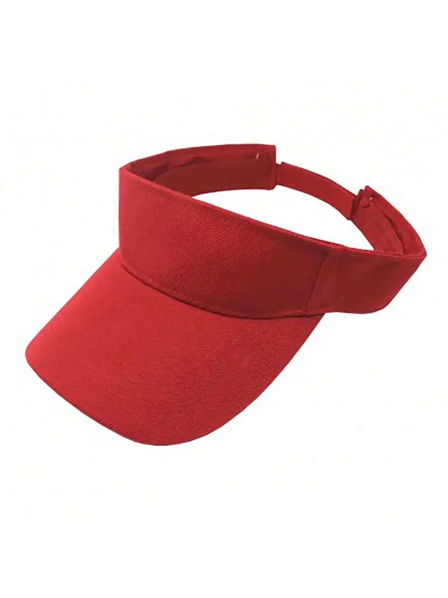 Adjustable Sun Visor Hat For Adults Solid Color Athletic Outdoor Wear
Adjustable Sun Visor Hat For Adults Solid Color Athletic Outdoor Wear