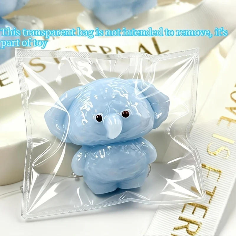 Hefeng CL-1pc Soft and Adorable Milky Blue Elephant Squeeze Toy, Featuring an All-over Light Blue Body Accented with Simple Blac
Hefeng CL-1pc Soft and Adorable Milky Blue Elephant Squeeze Toy, Featuring an All-over Light Blue Body Accented with Simple Blac