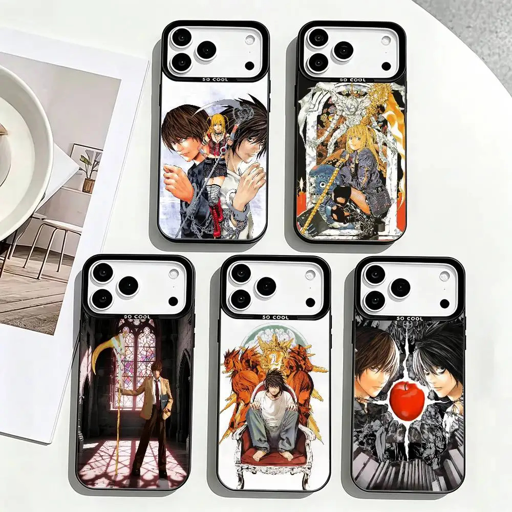 D-Death Note ANIME Phone Case For iPhone 17,16,15,14,13,12,11 Plus,Pro Max,XS,Colorful Silver Phone case Funda Cover
D-Death Note ANIME Phone Case For iPhone 17,16,15,14,13,12,11 Plus,Pro Max,XS,Colorful Silver Phone case Funda Cover