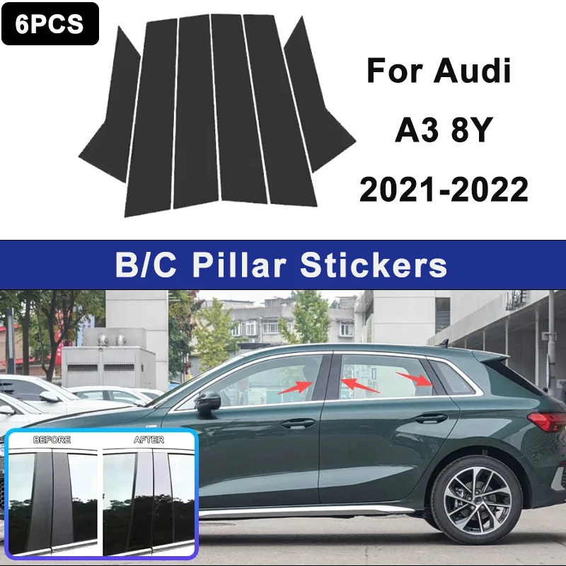 Suitable For Audi A3 8Y 2021-2022 car window decorative strips, used for center pillar decoration, automotive part
Suitable For Audi A3 8Y 2021-2022 car window decorative strips, used for center pillar decoration, automotive part