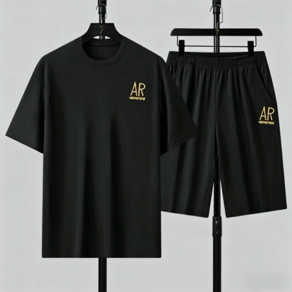 Men's Tracksuit Casual Sport Ice Silk Outdoor Jogging Training Fitness T-shirt Sports Quick Drying Breathable Short-sleeved Sets
Men's Tracksuit Casual Sport Ice Silk Outdoor Jogging Training Fitness T-shirt Sports Quick Drying Breathable Short-sleeved Sets