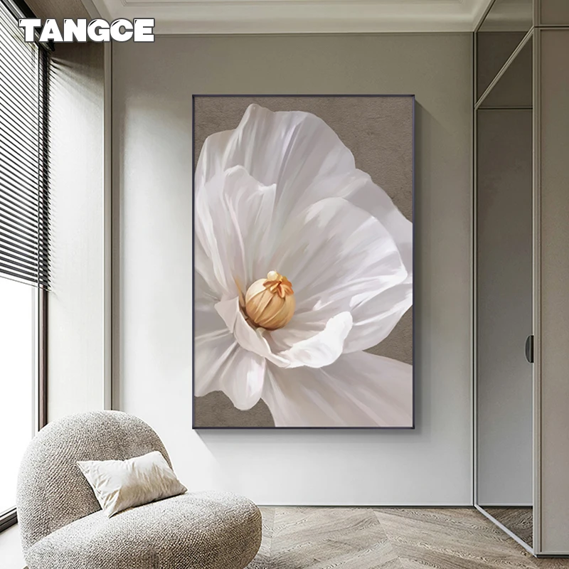Nordic White Flower Posters Abstract Minimalist Canvas Art Prints Modern Home Decoration Painting for Living Room Wall Pictures
Nordic White Flower Posters Abstract Minimalist Canvas Art Prints Modern Home Decoration Painting for Living Room Wall Pictures