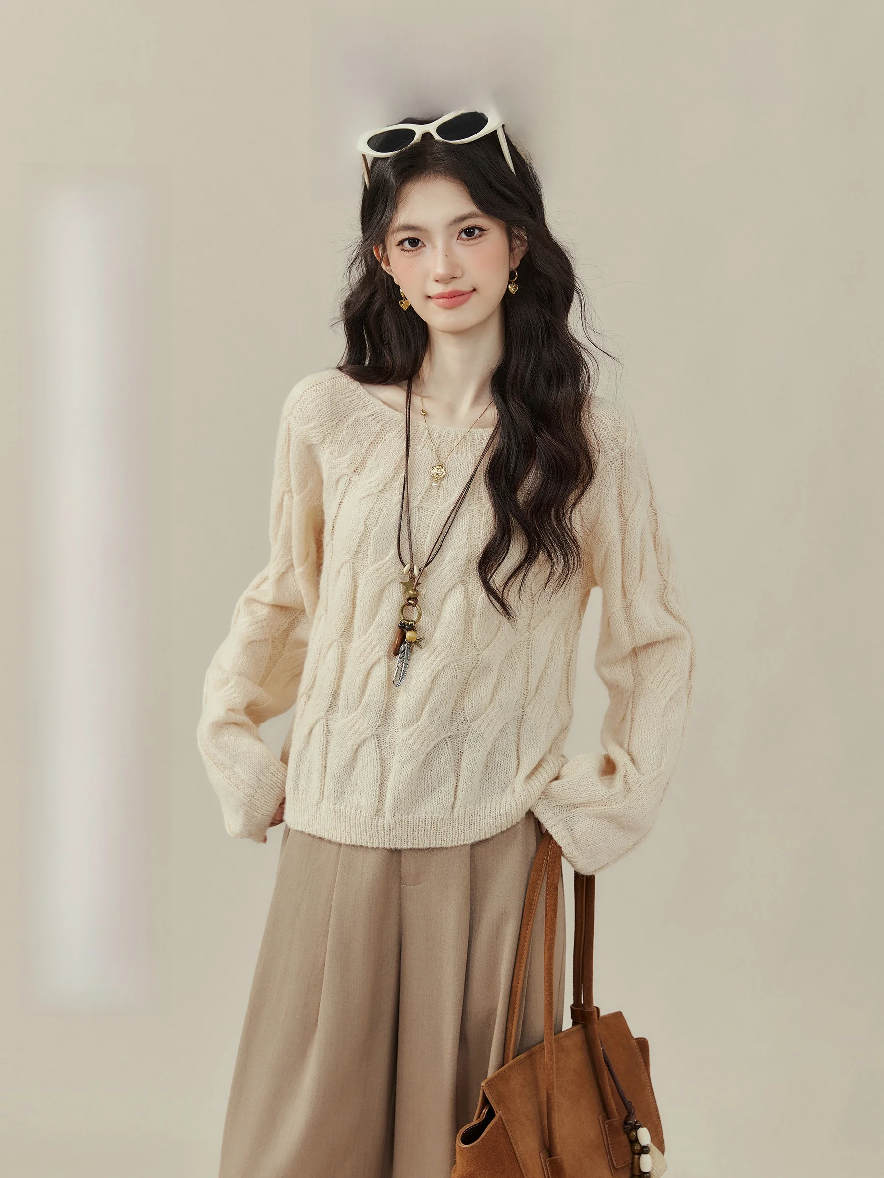 OuYangXi женский вязаный ажурный круглый пуловер Ne, свободный топ, самогенерируемая атмосфера, новый шлейф на осень 2023 г.
OuYangXi женский вязаный ажурный круглый пуловер Ne, свободный топ, самогенерируемая атмосфера, новый шлейф на осень 2023 г.