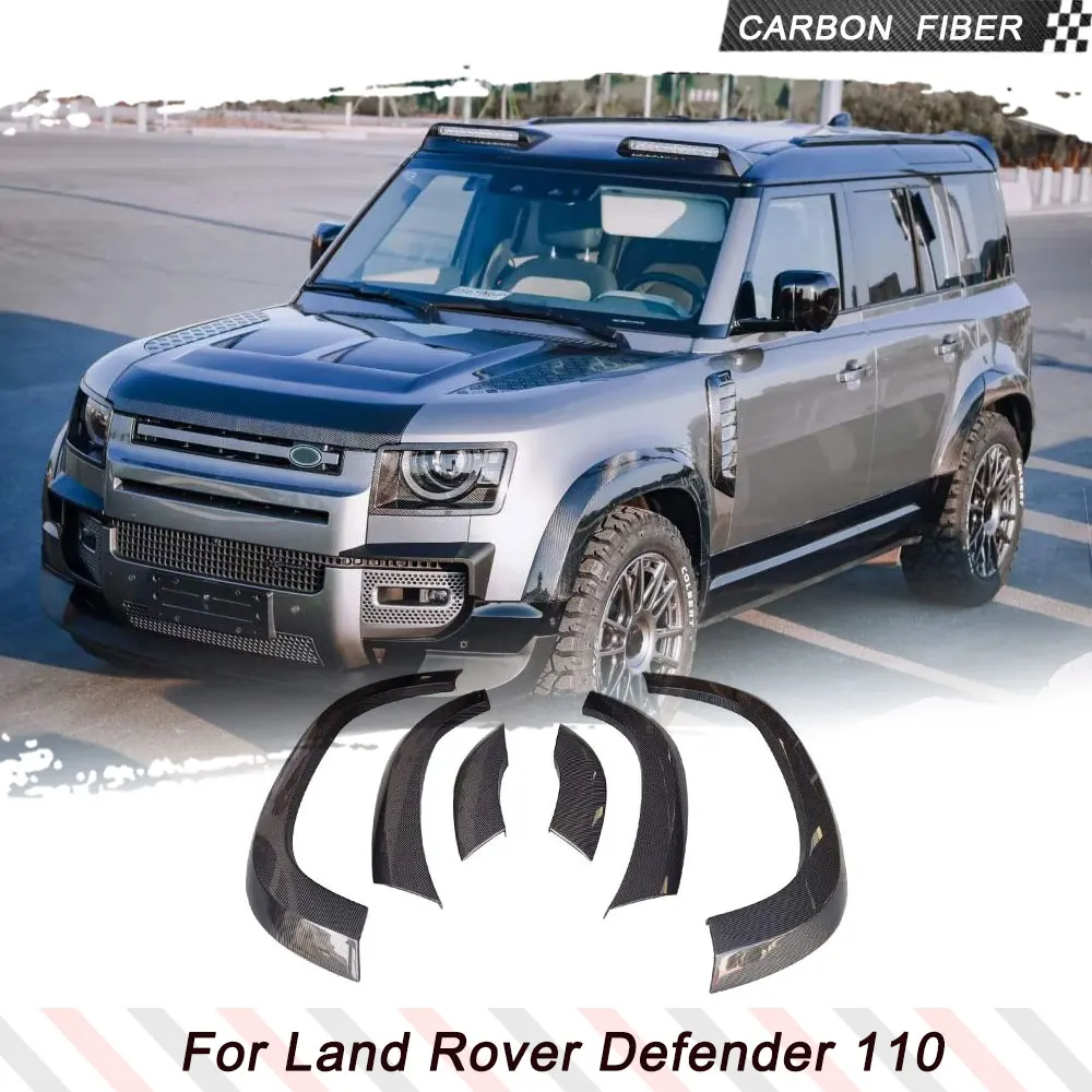 For Land Rover Defender 110 2020-2023 Carbon Fiber Wheel Eyebrow Protector Mudguards Eyebrow Arch Decorative Scratch Proof Kit
For Land Rover Defender 110 2020-2023 Carbon Fiber Wheel Eyebrow Protector Mudguards Eyebrow Arch Decorative Scratch Proof Kit