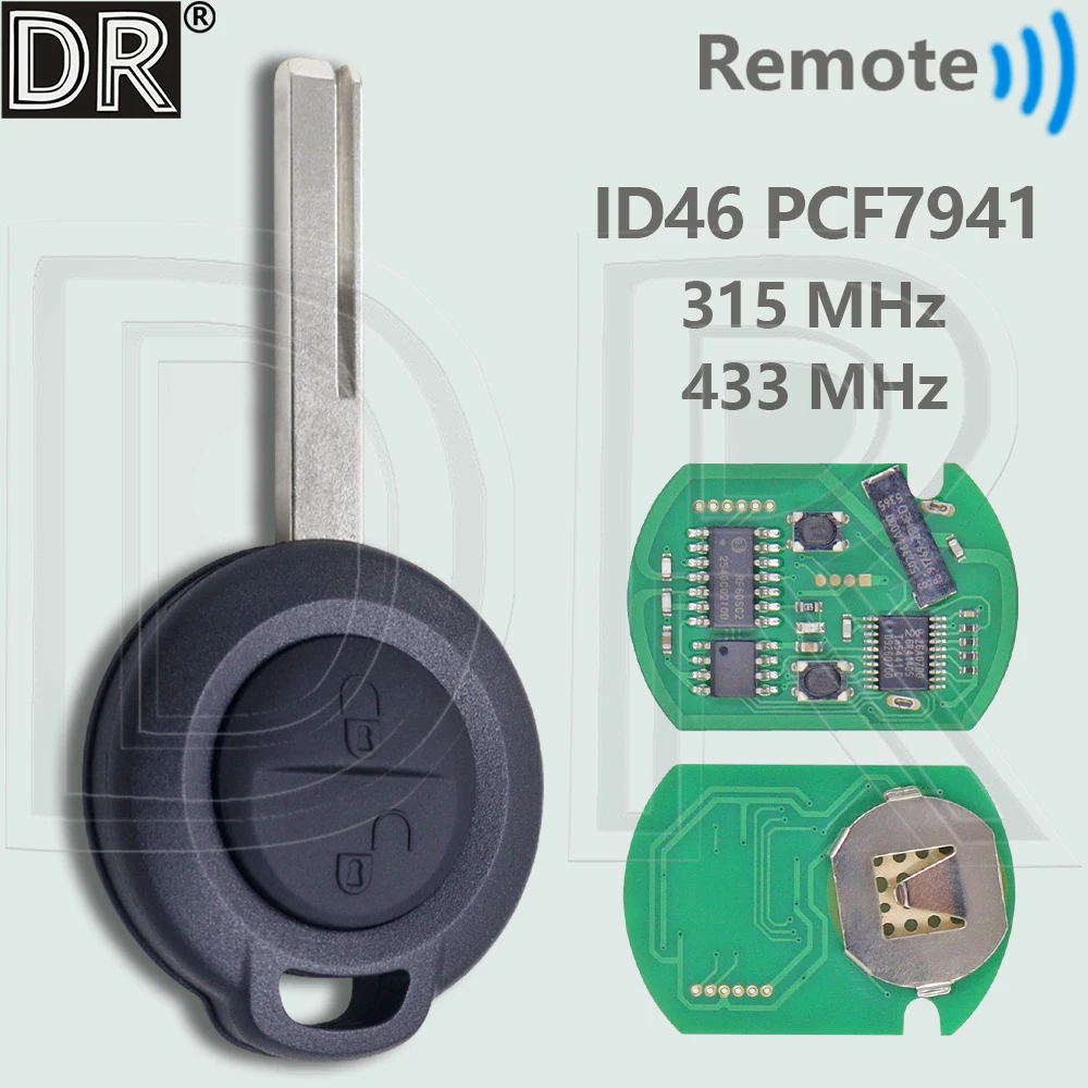DR ID46 PCF7941 315/433MHz MN901621 Car Remote Key For Mitsubishi Colt 2002-2012 Cabriolet Warior Carisma Spacestar Straight
DR ID46 PCF7941 315/433MHz MN901621 Car Remote Key For Mitsubishi Colt 2002-2012 Cabriolet Warior Carisma Spacestar Straight