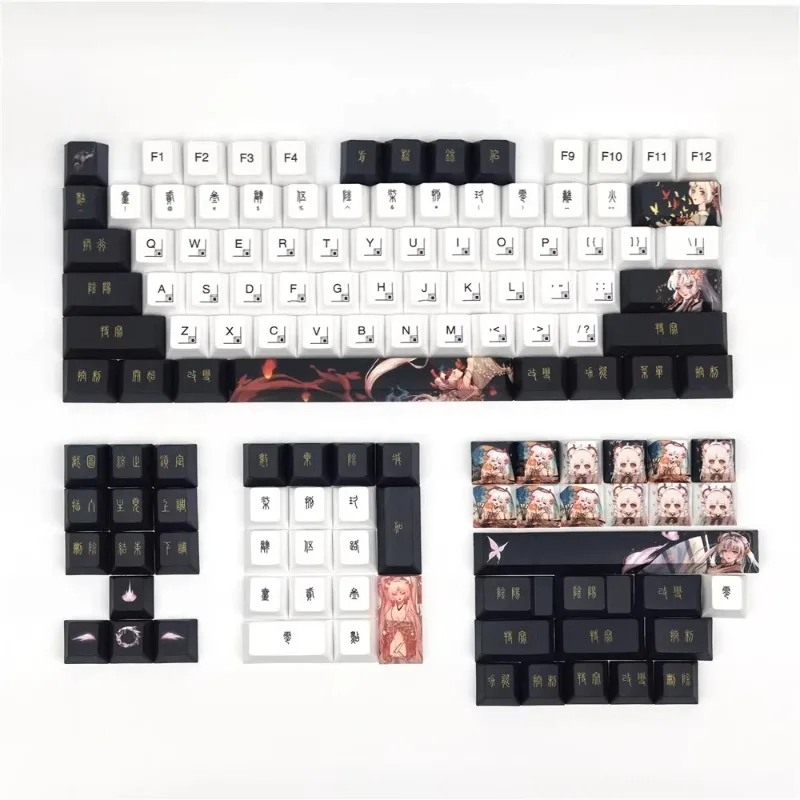 Anime Keycaps 129 Keys PBT Thermal Sublimation Cherry Profile Customized Keycaps Gaming Mechanical Keyboard Accessories Gifts
Anime Keycaps 129 Keys PBT Thermal Sublimation Cherry Profile Customized Keycaps Gaming Mechanical Keyboard Accessories Gifts