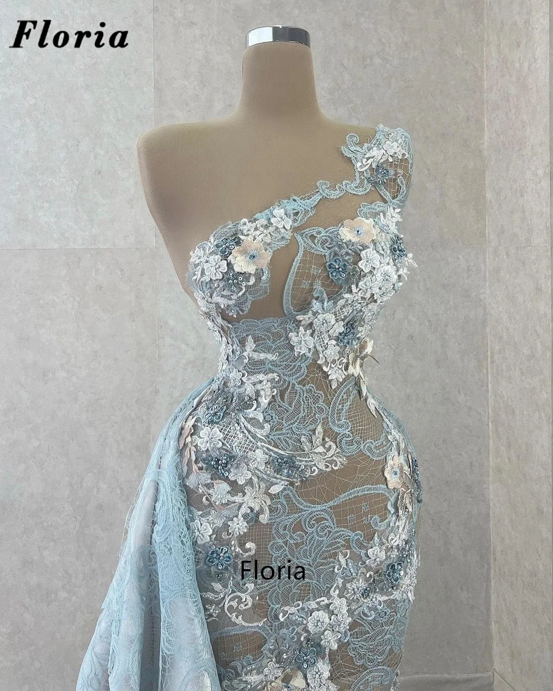 Floria Light Blue One Shoulder Evening Dresses For Wedding Party Luxury Mermaid Lace Beaded Women Prom Dress Dance Cocktail Gown
Floria Light Blue One Shoulder Evening Dresses For Wedding Party Luxury Mermaid Lace Beaded Women Prom Dress Dance Cocktail Gown