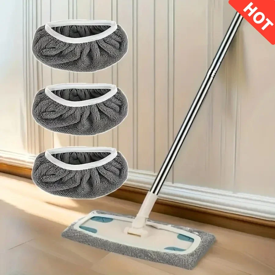 3 Piece Grey Mop Cloth, Reusable, Suitable for Wet and Dry Cleaning, Tightly Fitting, Washable, Household Cleaning Tool
3 Piece Grey Mop Cloth, Reusable, Suitable for Wet and Dry Cleaning, Tightly Fitting, Washable, Household Cleaning Tool