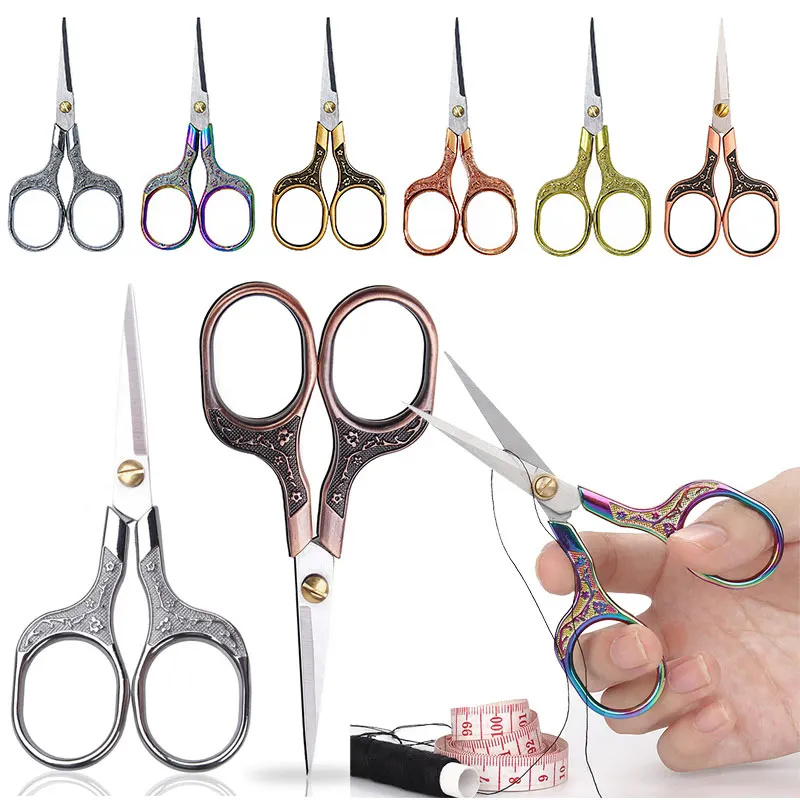 1PCS Small Embroidery precision scissors Stainless Steel Vintage Scissors For DIY Crafts Sewing Tools Crochet Accessories
1PCS Small Embroidery precision scissors Stainless Steel Vintage Scissors For DIY Crafts Sewing Tools Crochet Accessories