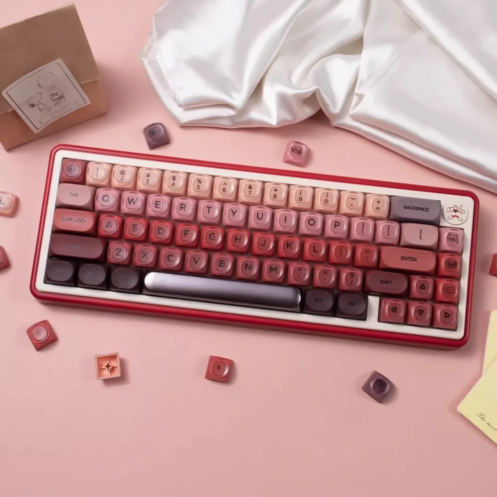 Gradient Red Lipstick PBT+PC Keycaps, Sphere Profile, Dye-Sublimation, for 60/64/68/75/87/98/104/108 Mechanical Keyboards
Gradient Red Lipstick PBT+PC Keycaps, Sphere Profile, Dye-Sublimation, for 60/64/68/75/87/98/104/108 Mechanical Keyboards