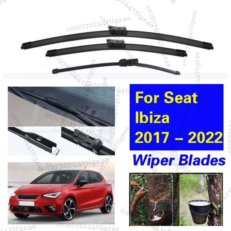 Car Front Rear Wiper Blades For Seat Ibiza 2017 - 2022 Windshield Windscreen Window Cutter Accessories 2019 2020 2021 26"16"13"
Car Front Rear Wiper Blades For Seat Ibiza 2017 - 2022 Windshield Windscreen Window Cutter Accessories 2019 2020 2021 26"16"13"