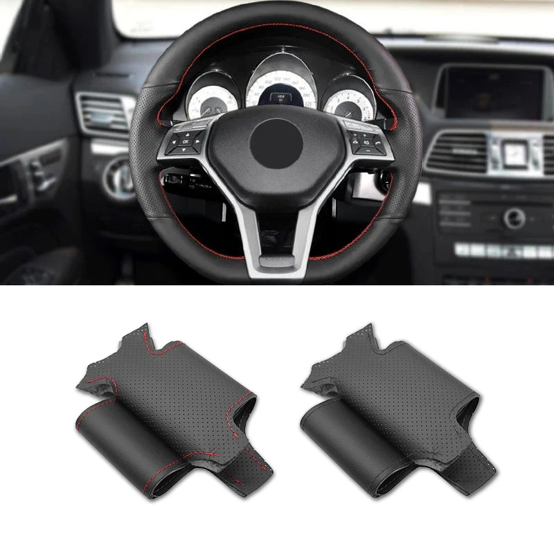 For Mercedes Benz A45 AMG W176 C63 W204 CLA C117 CLS S-Model 2011-2016 Hand-stitched Perforated Leather Car Steering Wheel Cover
For Mercedes Benz A45 AMG W176 C63 W204 CLA C117 CLS S-Model 2011-2016 Hand-stitched Perforated Leather Car Steering Wheel Cover