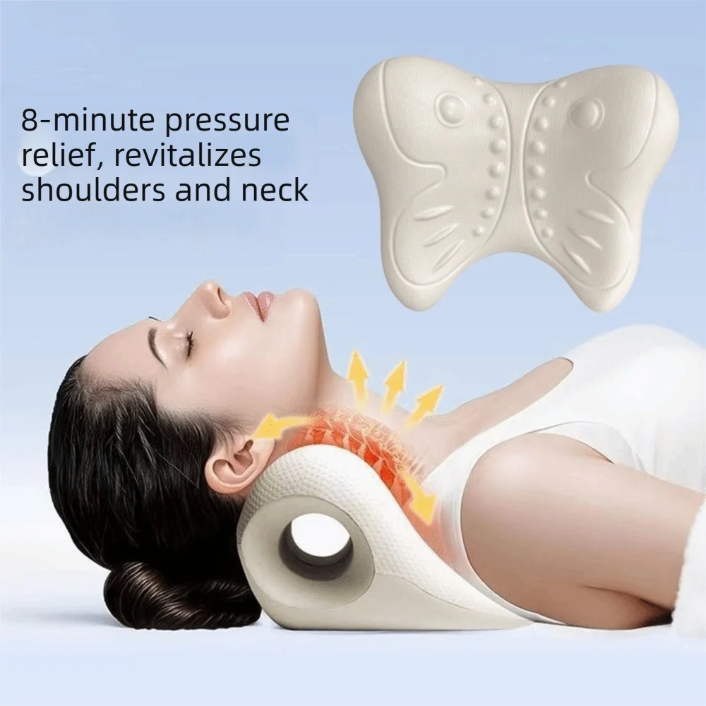 Wear Resist Cervical Massage Pillow Soothing Massage Soft EVA Material Neck Shoulder Stretcher Neck Support Multi-Purpose
Wear Resist Cervical Massage Pillow Soothing Massage Soft EVA Material Neck Shoulder Stretcher Neck Support Multi-Purpose