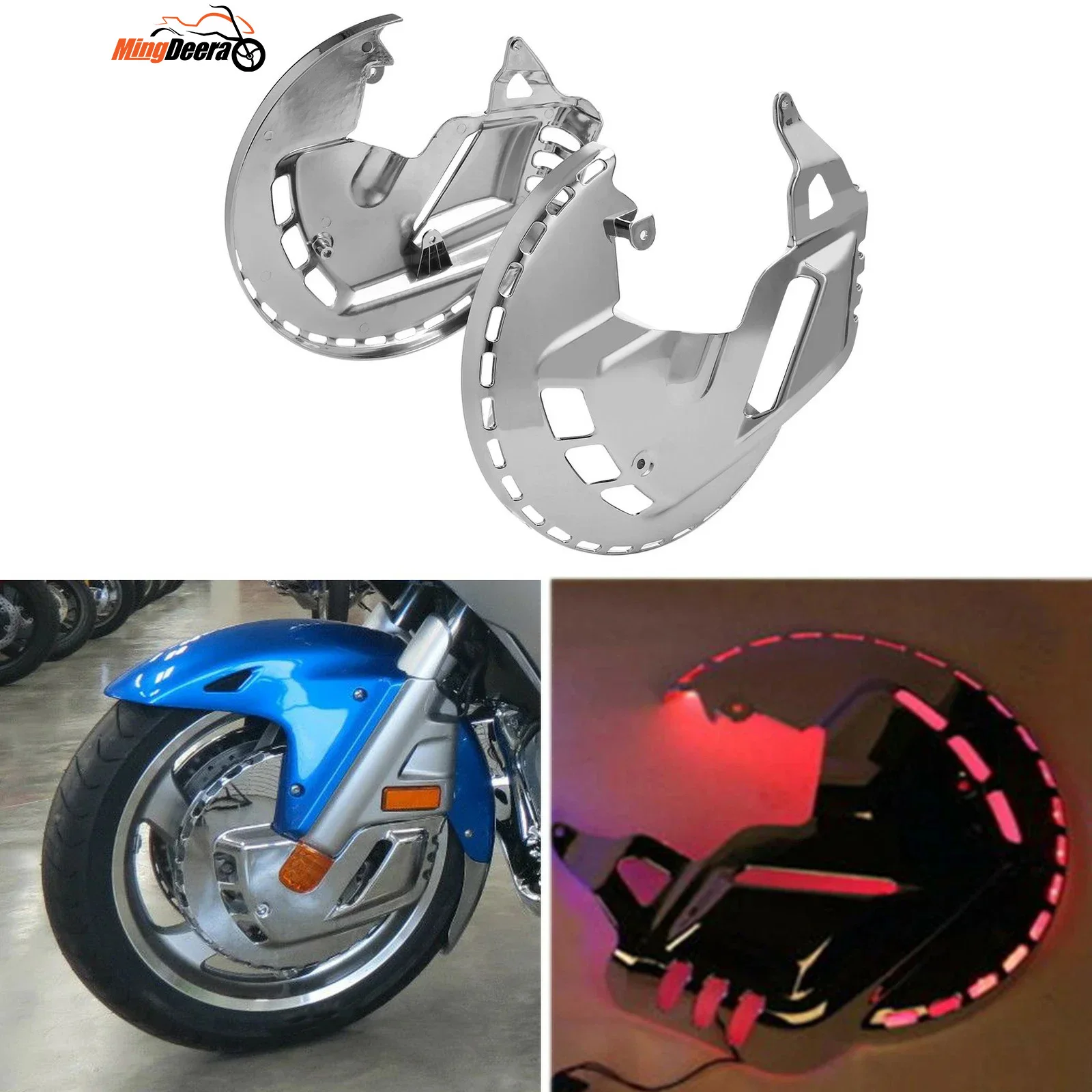 For Honda Goldwing GL1800 2001-2017 & F6B 2013-2017 LED Motorcycle Brake Rotor Covers Ring of Fire
For Honda Goldwing GL1800 2001-2017 & F6B 2013-2017 LED Motorcycle Brake Rotor Covers Ring of Fire