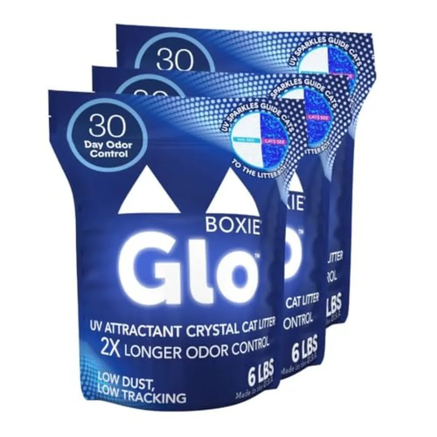 Boxie® ™ 30 Day Odor Control Non-Clumping Crystal Cat Litter, 18 lb, Natural Attractions, UV Light Attractant, Soft Granules, 9
Boxie® ™ 30 Day Odor Control Non-Clumping Crystal Cat Litter, 18 lb, Natural Attractions, UV Light Attractant, Soft Granules, 9
