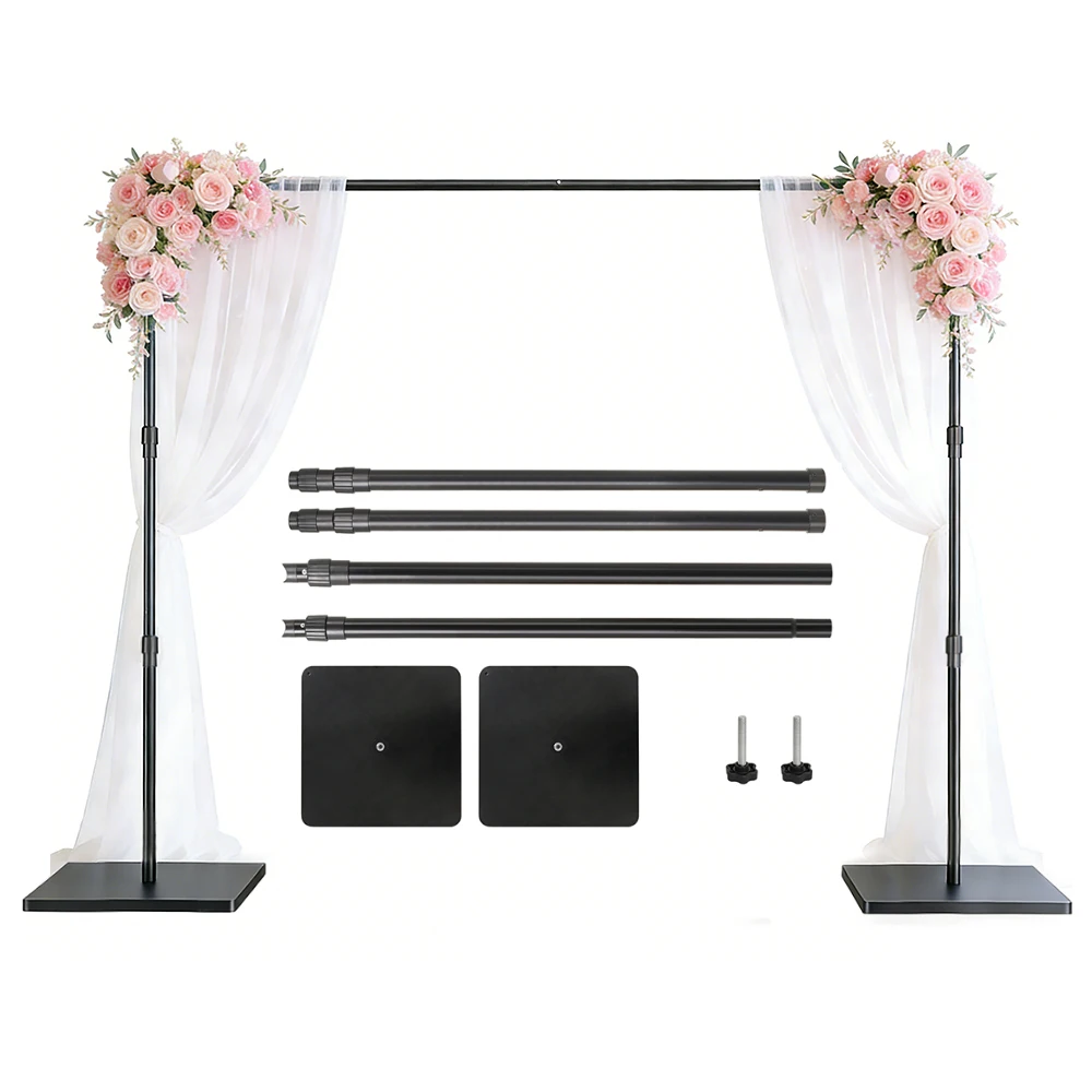 2.4X3M Heavy Duty Background Backdrop Stand Photo Background Support Studio Light Tripod Picture Canvas Frame System Kit
2.4X3M Heavy Duty Background Backdrop Stand Photo Background Support Studio Light Tripod Picture Canvas Frame System Kit