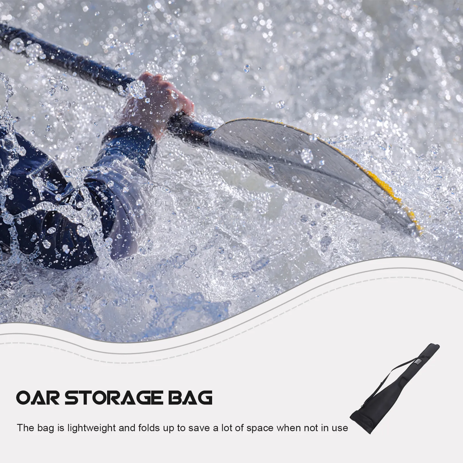Lightweight Black Boat Oar Bag Foldable Adjustable Strap Paddle Storage Pouch Outdoor Kayak Paddle Holder Breathable
Lightweight Black Boat Oar Bag Foldable Adjustable Strap Paddle Storage Pouch Outdoor Kayak Paddle Holder Breathable