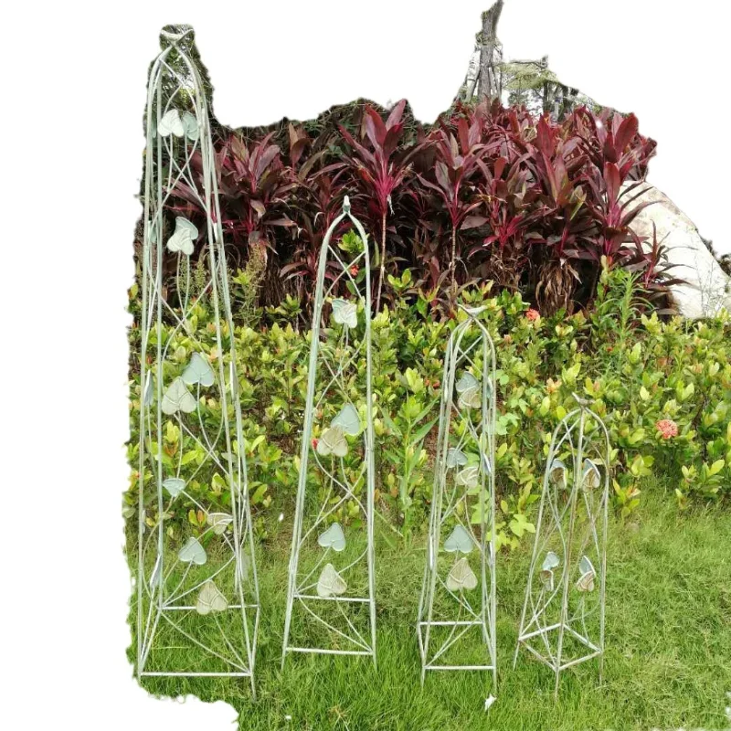 Wrought iron leaf vine climbing frame four-piece set, clematis three-dimensional flower insert bracket cone flower stand price r
Wrought iron leaf vine climbing frame four-piece set, clematis three-dimensional flower insert bracket cone flower stand price r
