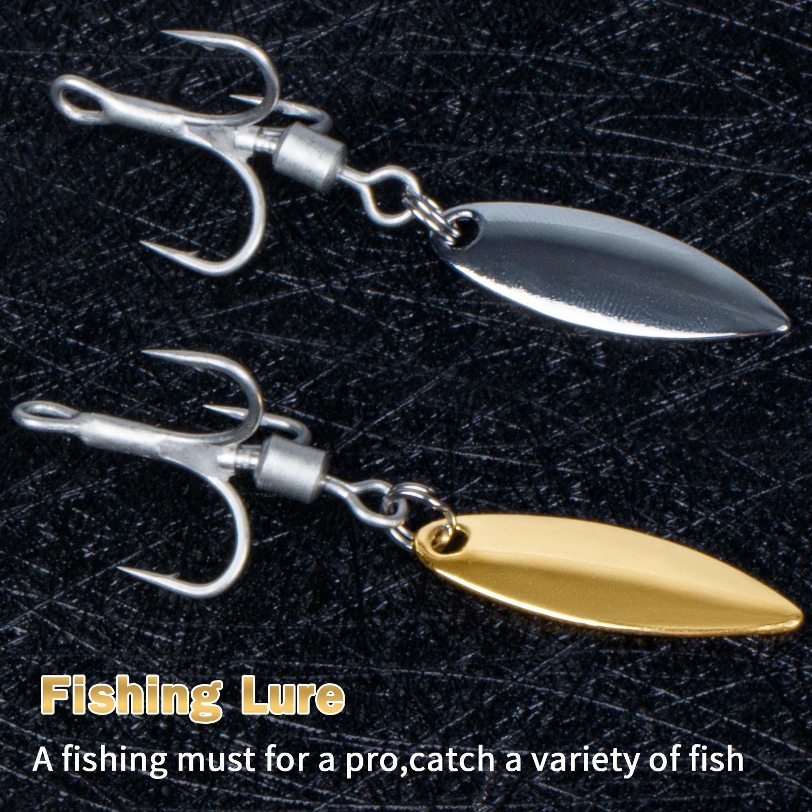 10pcs Gold Bladed Spoon Lures Fishing Treble Hooks with Willow Blade Metal Hard Baits For Trout Pike #4 #6 #8 Triple Fishhooks
10pcs Gold Bladed Spoon Lures Fishing Treble Hooks with Willow Blade Metal Hard Baits For Trout Pike #4 #6 #8 Triple Fishhooks