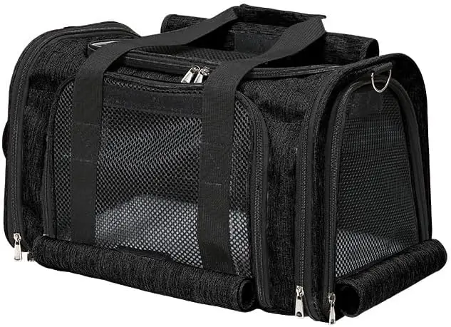 Pet Carrier Bag for Small Medium Cats Dogs Puppies up to 26 Lbs,Steel Frame Dog Carrier,pricacy-Oriented cat Carrier,Collapsi
Pet Carrier Bag for Small Medium Cats Dogs Puppies up to 26 Lbs,Steel Frame Dog Carrier,pricacy-Oriented cat Carrier,Collapsi