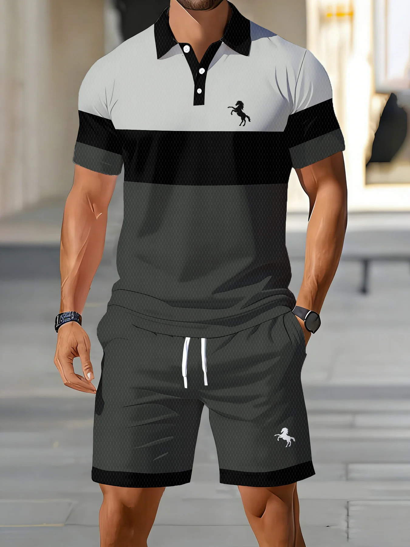 2026 Summer Men's Polo Set - 3D Printed Pattern - Breathable Lightweight Comfortable Fashionable Outdoor Men's Clothing
2026 Summer Men's Polo Set - 3D Printed Pattern - Breathable Lightweight Comfortable Fashionable Outdoor Men's Clothing