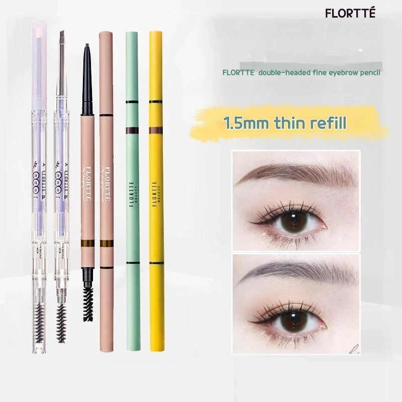 Flortte FLORTTE Double Head Eyebrow Pencil Extremely Thin Machete Waterproof Sweat-Proof Easy to Color
Flortte FLORTTE Double Head Eyebrow Pencil Extremely Thin Machete Waterproof Sweat-Proof Easy to Color