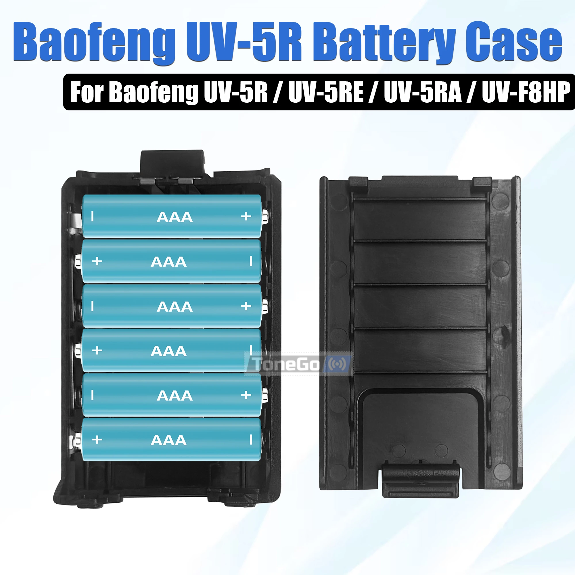 Чехол для батареи Baofeng UV-5R BL-5, корпус батарей AAA, расширенный корпус батареи AA для GT-5R DM-5R UV-5RE, аксессуары для рации 
Чехол для батареи Baofeng UV-5R BL-5, корпус батарей AAA, расширенный корпус батареи AA для GT-5R DM-5R UV-5RE, аксессуары для рации