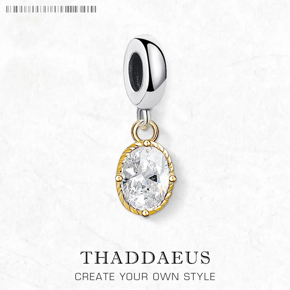 Fashion White CZ Golden Pendant 925 Sterling Silver Oval Charm Brand New Autumn Jewelry
Fashion White CZ Golden Pendant 925 Sterling Silver Oval Charm Brand New Autumn Jewelry