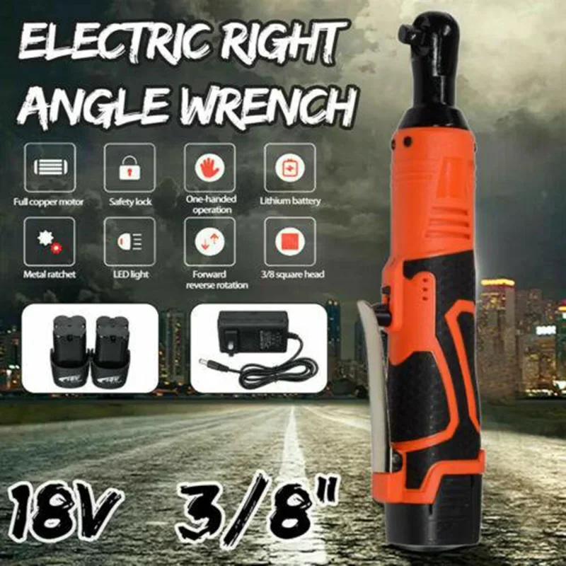 100 Нм 18 В литиевая батарея перезаряжаемый электрический ключ портативный 3/8 ключ с храповым механизмом 90 градусов электроинструмент инструмент для ремонта гаечных ключей
100 Нм 18 В литиевая батарея перезаряжаемый электрический ключ портативный 3/8 ключ с храповым механизмом 90 градусов электроинструмент инструмент для ремонта гаечных ключей
