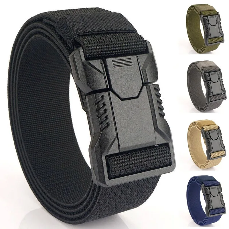 1pcs2025 new men's quick release buckle belt elastic work pants belt casual tactical stretch sports canvas belt suitable for dai
1pcs2025 new men's quick release buckle belt elastic work pants belt casual tactical stretch sports canvas belt suitable for dai