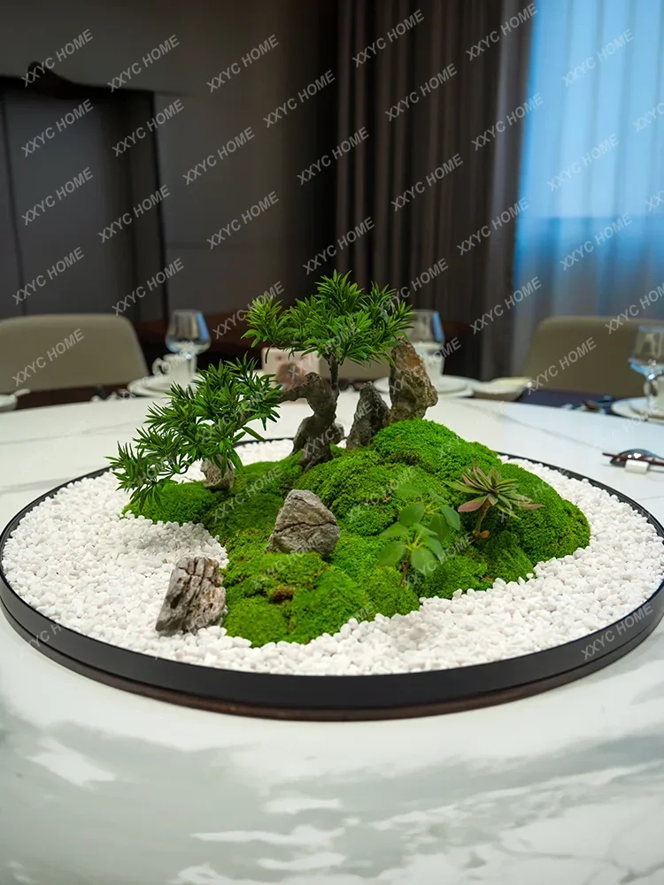 Welcome Pine Large round Table Turntable Decoration Dining Table Eternal Moss Micro Landscape Table Flower
Welcome Pine Large round Table Turntable Decoration Dining Table Eternal Moss Micro Landscape Table Flower