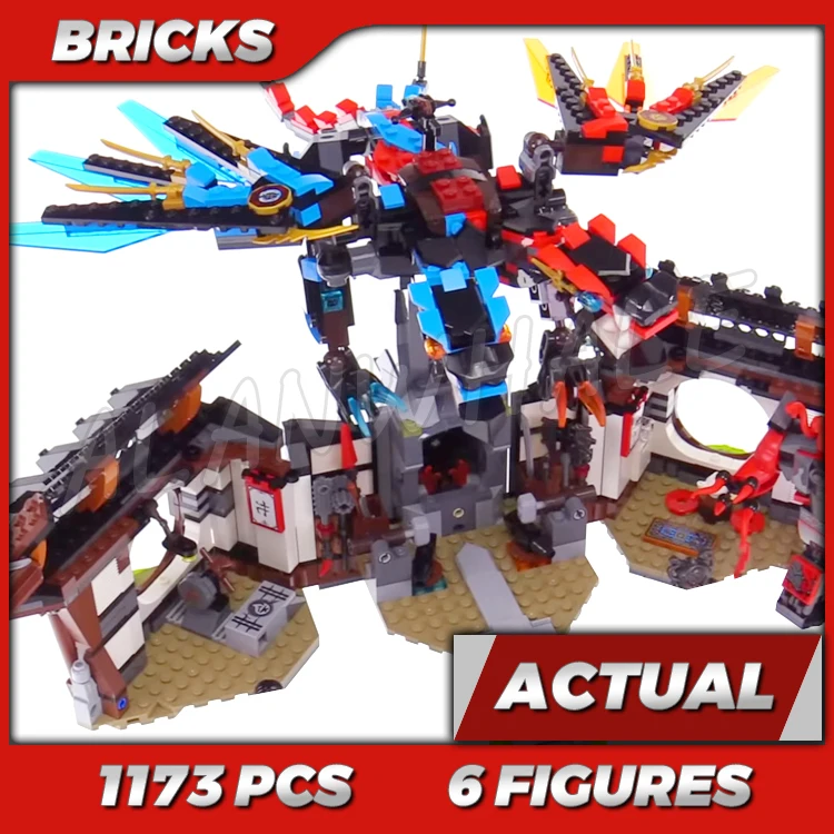 1173pcs Shinobi Two-headed Fusion Dragon's Forge Buffmillion Mech Blacksmith 10584 Building Kits Sets Compatible With Bricks
1173pcs Shinobi Two-headed Fusion Dragon's Forge Buffmillion Mech Blacksmith 10584 Building Kits Sets Compatible With Bricks