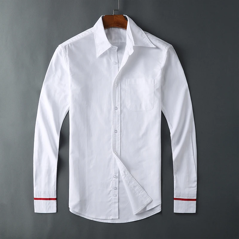 Holy TB Shirt Men's High Quality Business Casual Cuff RWB Striped Design Blouse Fashion Brand Business Office Tom Coat
Holy TB Shirt Men's High Quality Business Casual Cuff RWB Striped Design Blouse Fashion Brand Business Office Tom Coat