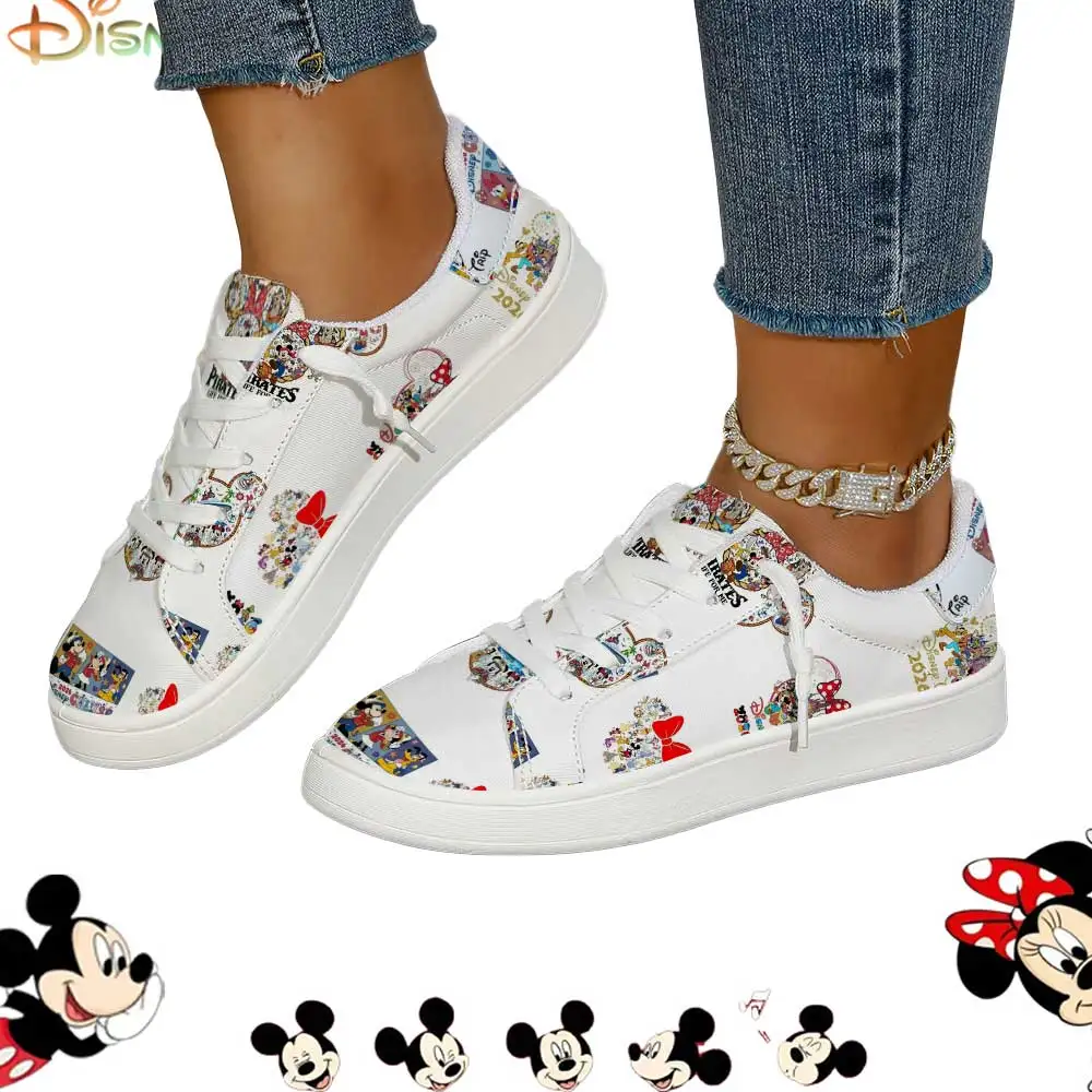 Women’s Cute Disney Vacation Memories Print Lace-Up White Casual Canvas Sneakers Lightweight Shoes
Women’s Cute Disney Vacation Memories Print Lace-Up White Casual Canvas Sneakers Lightweight Shoes