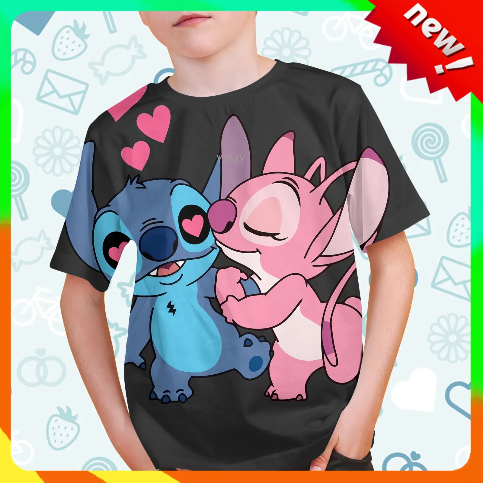 2025 Disney Summer New Lilo & Stitch Children T Shirt Kid Boy Girl Casual Breathable Clothes Cartoons Kids T-shirts Tops Tee
2025 Disney Summer New Lilo & Stitch Children T Shirt Kid Boy Girl Casual Breathable Clothes Cartoons Kids T-shirts Tops Tee