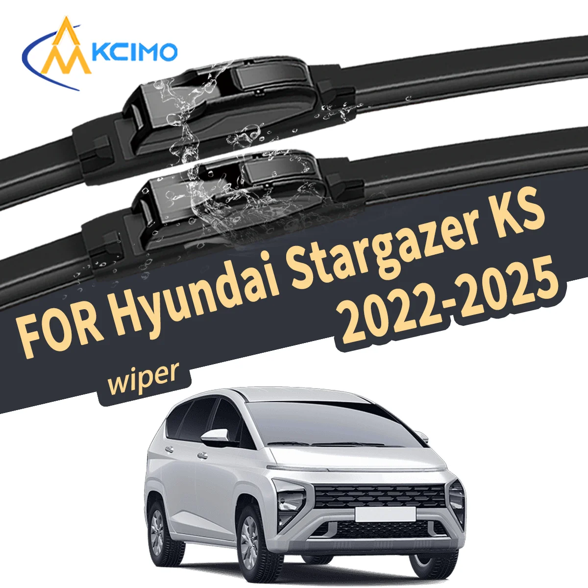 Silent Wiper Blade For Hyundai Stargazer KS 2022-2025 Natural Rubber Windshield Wiper Auto Replacement Parts High Quality Car
Silent Wiper Blade For Hyundai Stargazer KS 2022-2025 Natural Rubber Windshield Wiper Auto Replacement Parts High Quality Car