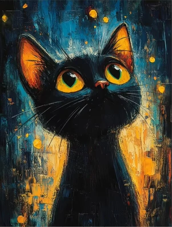 Starry Night Black Cat 500/1000/1200/2000 PCS Jigsaw Puzzles Family Activity Relaxing Games for Living Room Home Decor Gift
Starry Night Black Cat 500/1000/1200/2000 PCS Jigsaw Puzzles Family Activity Relaxing Games for Living Room Home Decor Gift