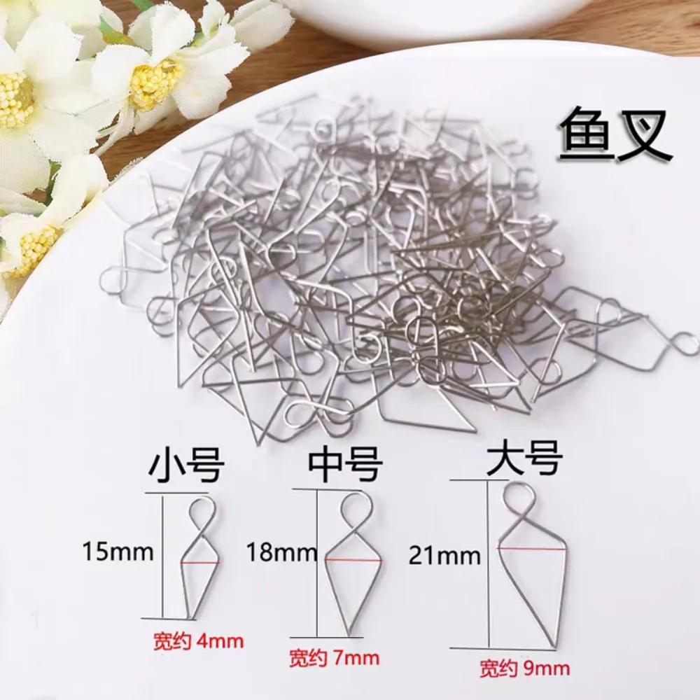 80Pcs Durable Metal Fish Tail Buckle Connectors Hooks Handmade Beads Crystal Lamp Pendant Decorative Accessories Fittings DIY
80Pcs Durable Metal Fish Tail Buckle Connectors Hooks Handmade Beads Crystal Lamp Pendant Decorative Accessories Fittings DIY