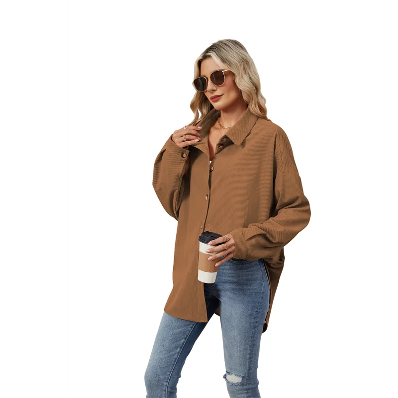 ABRT-Waffle Knit Button Down Shirts For Women Dressy Casual Work Tops Long Sleeve Loose Fit Shacket
ABRT-Waffle Knit Button Down Shirts For Women Dressy Casual Work Tops Long Sleeve Loose Fit Shacket