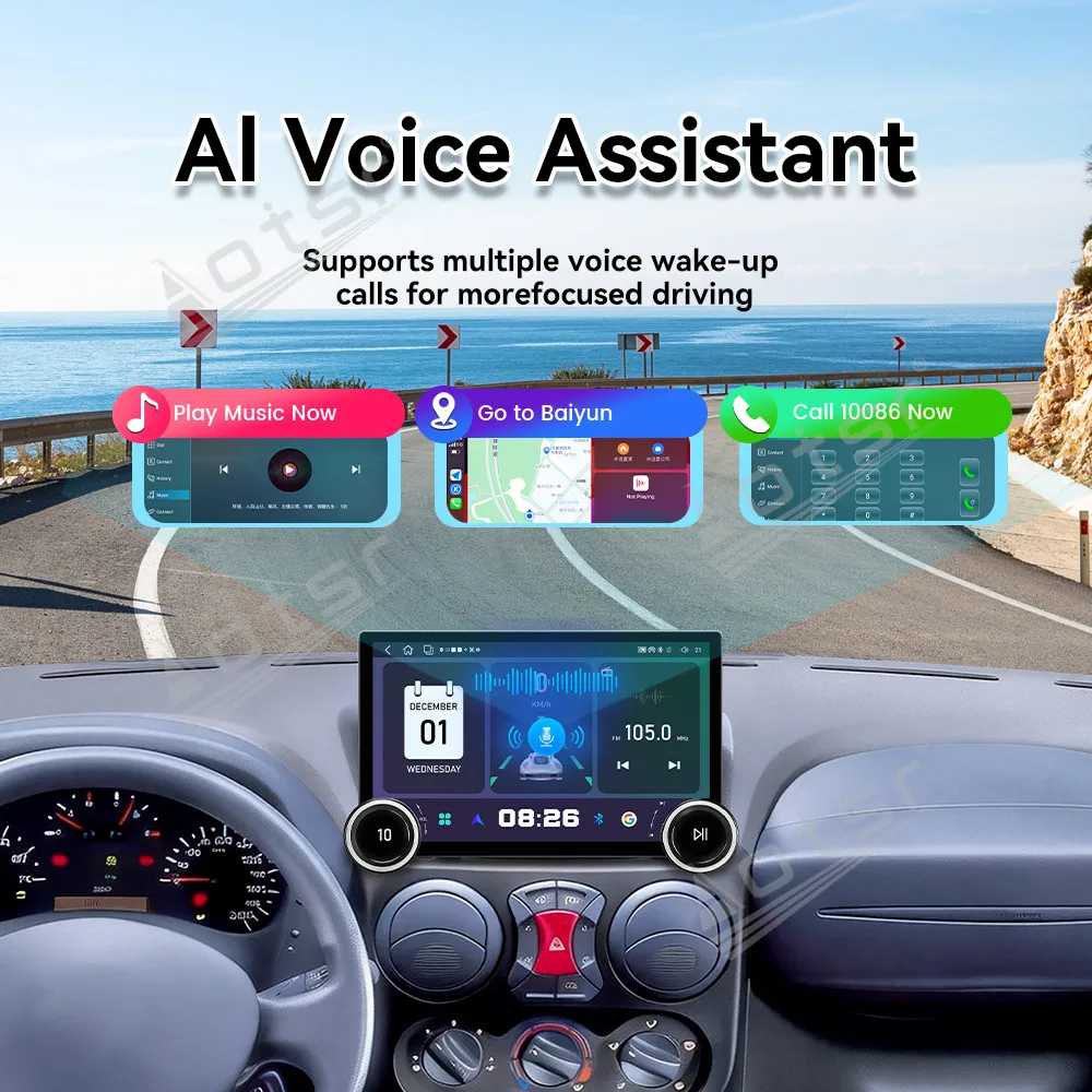 Android 15 11.5" Touch Screen Car Radio For Fiat Doblo 2002-2017 Car Multimedia Display GPS Navigation With Wireless CarPlay DSP
Android 15 11.5" Touch Screen Car Radio For Fiat Doblo 2002-2017 Car Multimedia Display GPS Navigation With Wireless CarPlay DSP