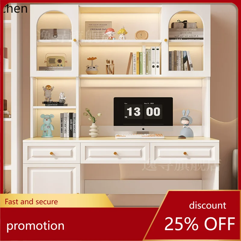 ZML solid wood desk bookshelf integrated household desktop computer desk simple small apartment desk
ZML solid wood desk bookshelf integrated household desktop computer desk simple small apartment desk