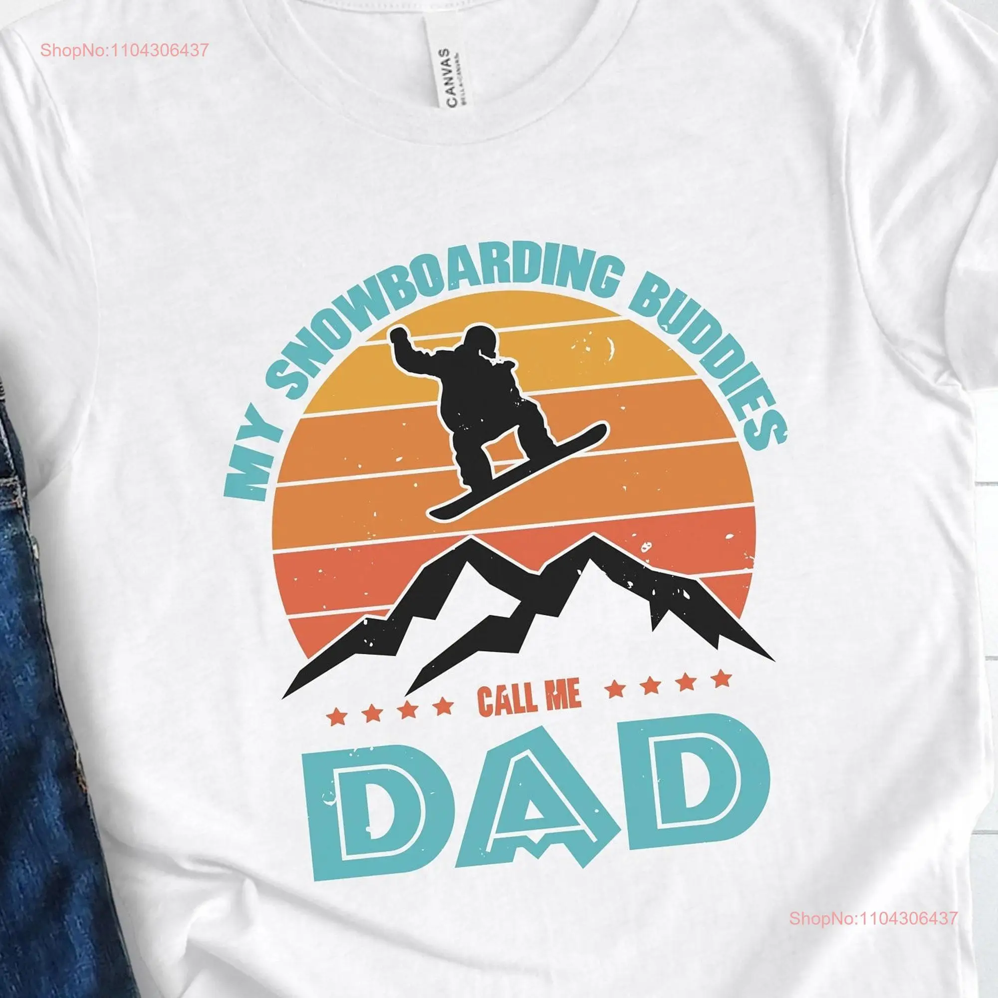 Snowboarding T Shirt for Men Snowboard Dad Daddy Winter Sports long or short sleeves
Snowboarding T Shirt for Men Snowboard Dad Daddy Winter Sports long or short sleeves