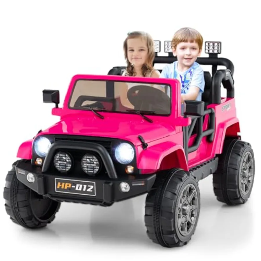 2 Seater Ride on Truck 12V Battery Powered Electric Vehicle for with Remote Control Power Display LED Lights Story Suspension S
2 Seater Ride on Truck 12V Battery Powered Electric Vehicle for with Remote Control Power Display LED Lights Story Suspension S