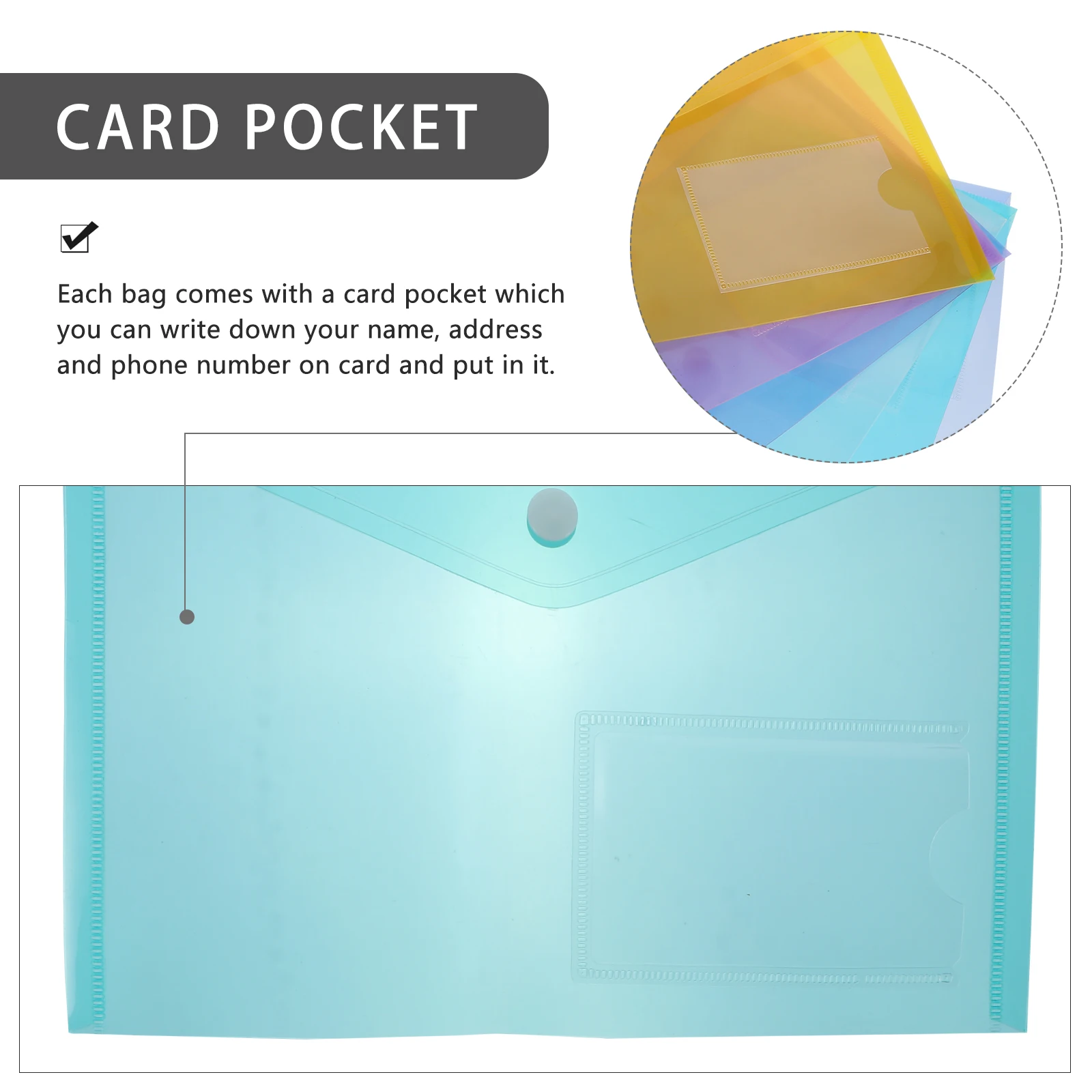 30pcs A5 Transparent Document Bag Premium Pp Plastic Waterproof For Office School Stationery Storage Organizer File Folder
30pcs A5 Transparent Document Bag Premium Pp Plastic Waterproof For Office School Stationery Storage Organizer File Folder