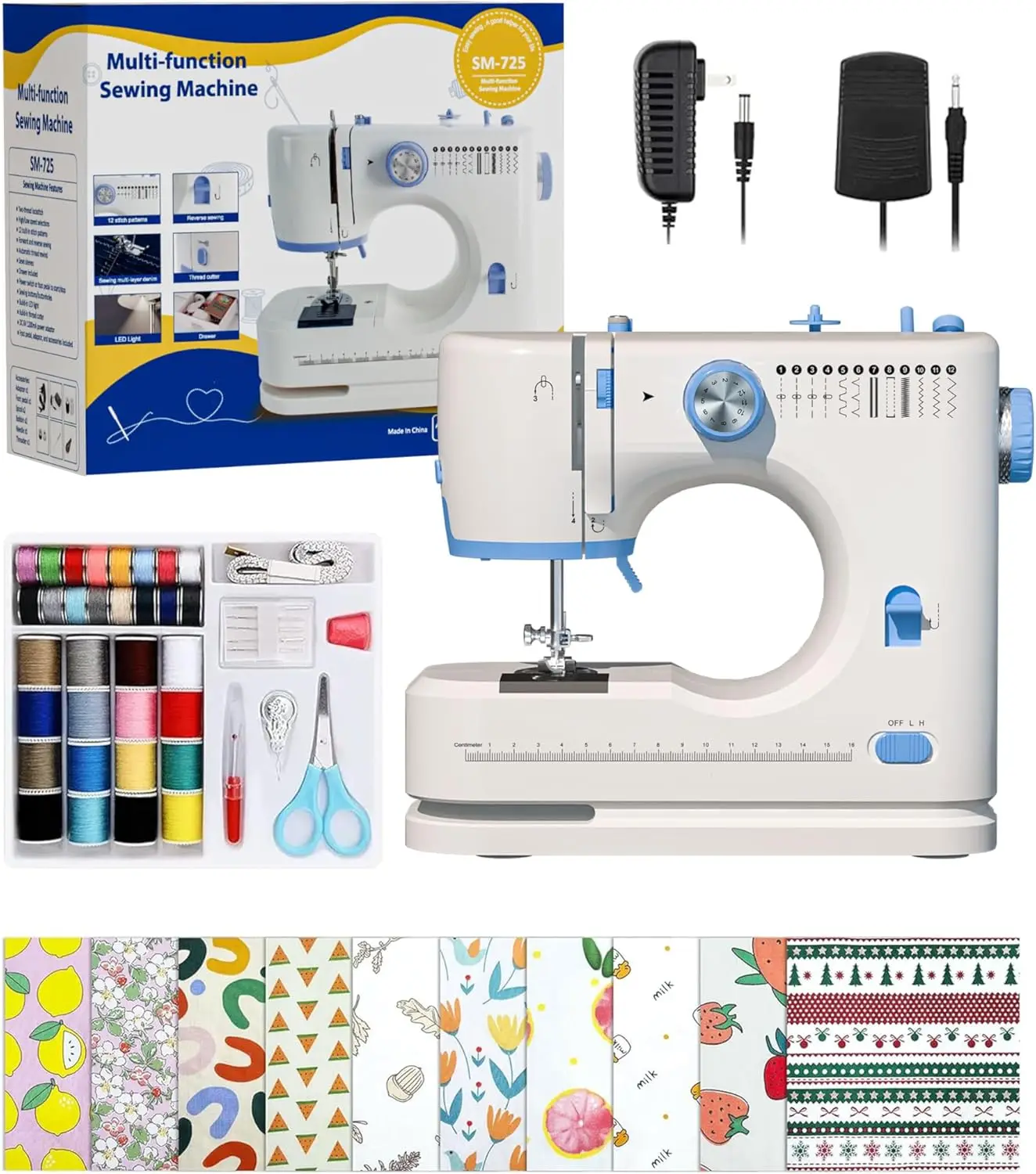 Portable Sewing Hine I For Beginners, Adults, And Kids - 12 Built - In Stitches, Basic Sewing Kit Luded, 2 - Speed Foot Pedal,
Portable Sewing Hine I For Beginners, Adults, And Kids - 12 Built - In Stitches, Basic Sewing Kit Luded, 2 - Speed Foot Pedal,