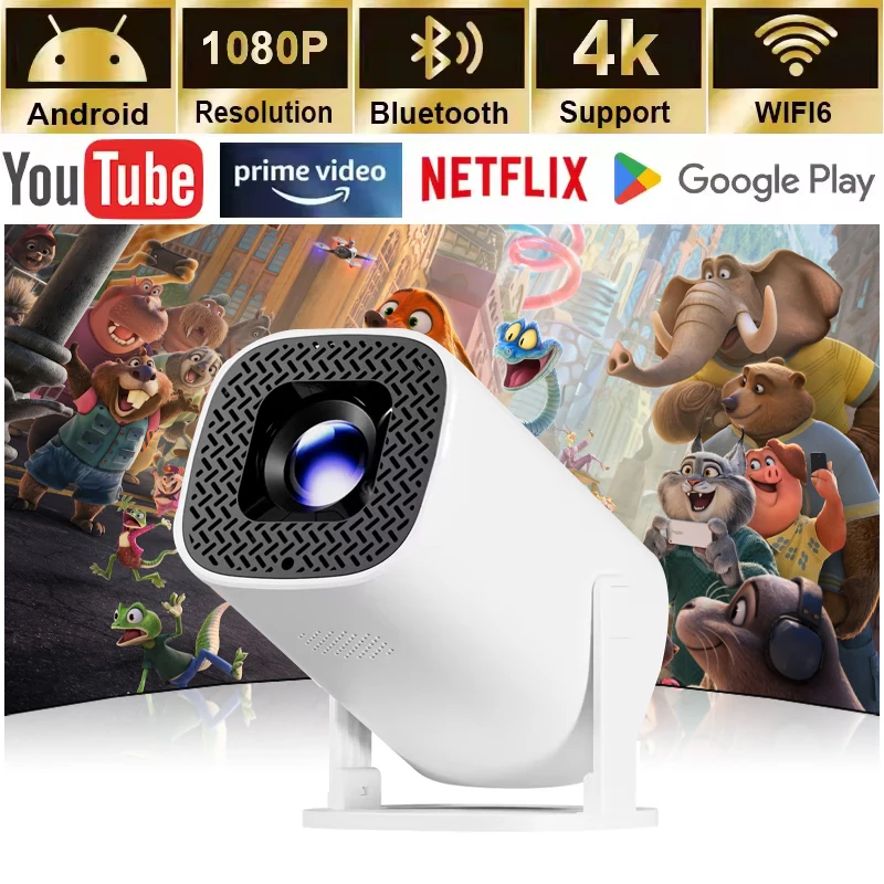 Портативный умный мини-проектор P30 для улицы: подключение Android 11, Wi-Fi 6, совместимость 4K/1080P, 1280 × 720P, домашний кинотеатр
Портативный умный мини-проектор P30 для улицы: подключение Android 11, Wi-Fi 6, совместимость 4K/1080P, 1280 × 720P, домашний кинотеатр