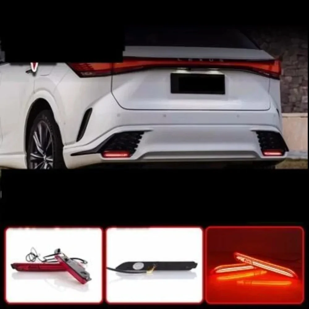 Светодиодный фонарь заднего бампера для Lexus RX500 RCNX 2023, мигающая лампа тормоза, указатель поворота
Светодиодный фонарь заднего бампера для Lexus RX500 RCNX 2023, мигающая лампа тормоза, указатель поворота